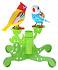 Игровой интерактивный набор - Две птички с деревом  - миниатюра №1